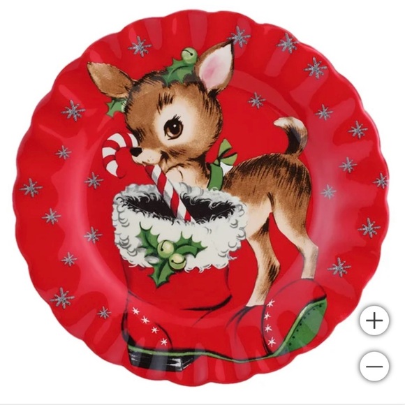 MR. CHRISTMAS Vintage Christmas Plates Set - NEW! Nicely in box. Gift ready. - Picture 4 of 7